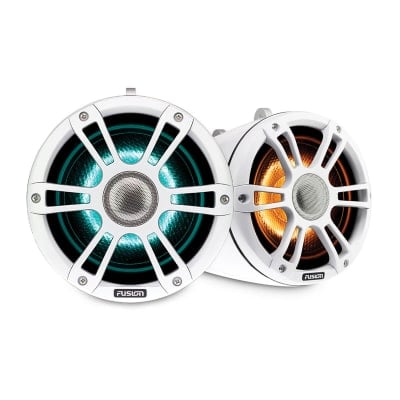 sportshvide wake tower marinehøjttalere med CRGBW